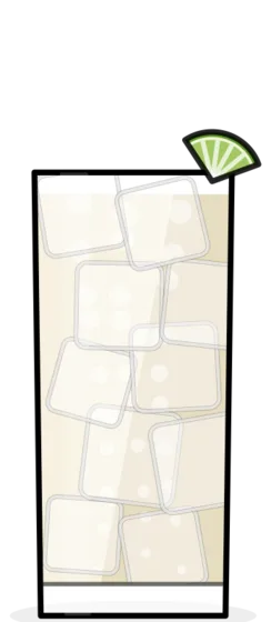 Gin & Tonic in a highball