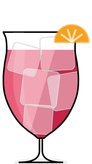Hurricane in a hurricane glass