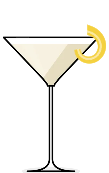 Vesper in a martini glass